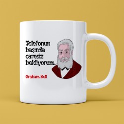 Graham Bell Baskılı Kupa