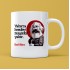 Karl Marx Baskılı Kupa